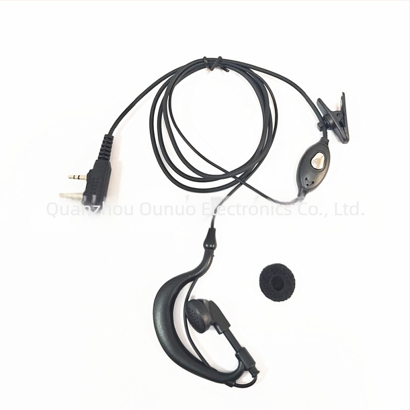 Baofeng UV-5R/888S-kompatibilis walkie-talkie headset, K-típusú csatlakozó, ütésálló, akkumulátor nélkül, 1,5–3 km / 5–10 km hatótávolság