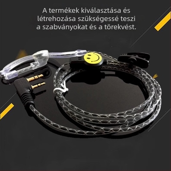 Walkie-Talkie fülhallgató K-kábellel, in-ear, vízálló, hatótávolság 1,5–3 km, akkumulátor nélkül