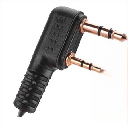 Walkie-Talkie fülhallgató K-kábellel, in-ear, vízálló, hatótávolság 1,5–3 km, akkumulátor nélkül