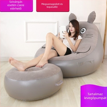 Felfújható egyszemélyes kanapé, otthoni használatra, amerikai stílus.