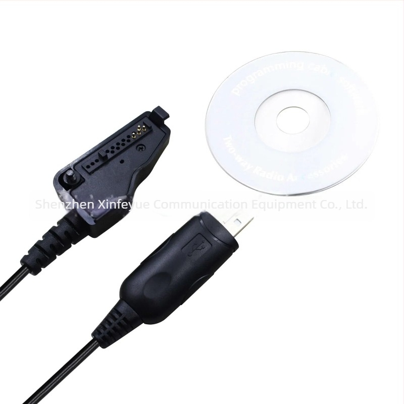 KPG36U írásfrekvencia-kábel USB-eszközökhöz, például NX-200, NX-300, TK2180, TK385, 3140, 3180 — interferencia elleni, hatótáv 1.5-3 km, elem nélkül
