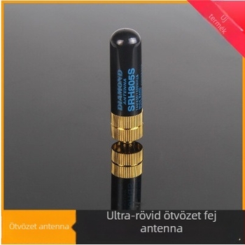 SRH-805S antenna Baofeng kézi walkie-talkie-hoz, kettős szegmens, 144/430 MHz, hatótáv 3-5 km, esésálló