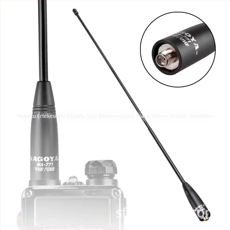 NA771-K kettős szekciójú UV antenna – nagy nyereségű 144/430 MHz Baofeng kézi készülékhez