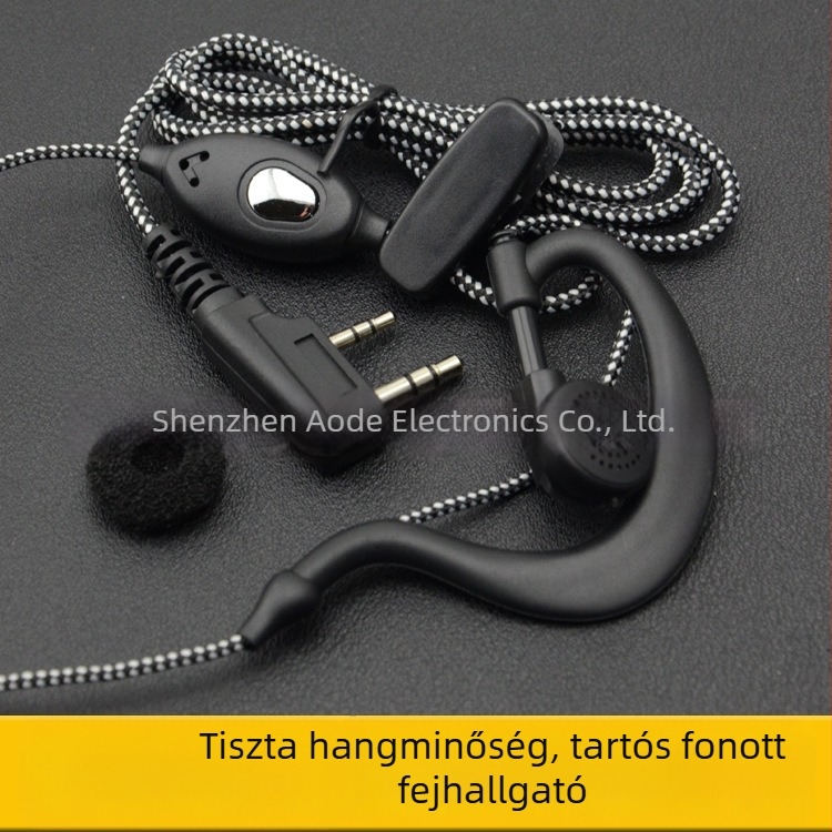 Baofeng K fejhallgató 100 cm-es kábellel