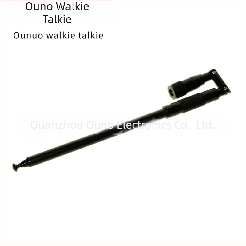 Walkie-Talkie antenna, összecsukható rozsdamentes acélból, SMA-M, Uno, porálló, hatótáv 1.5–3 km