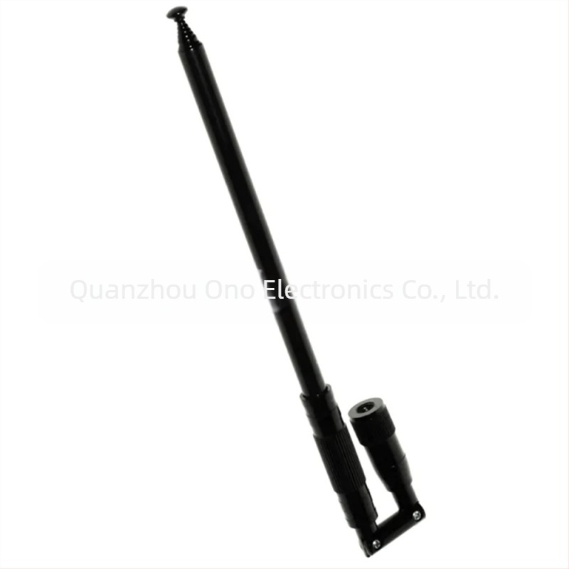 Walkie-Talkie antenna, összecsukható rozsdamentes acélból, SMA-M, Uno, porálló, hatótáv 1.5–3 km