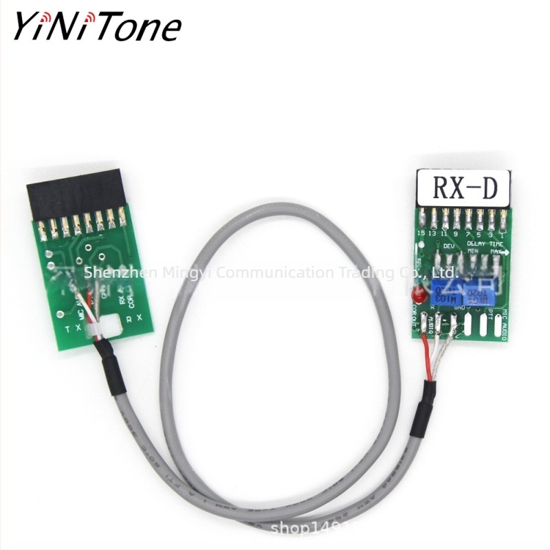 Yinitone egyirányú relé késleltető vonal Motorola GM300/GM3188-hoz – audio kiegészítő, zavarvédelmi funkcióval, 10–50 km hatótávolság, elem nélkül