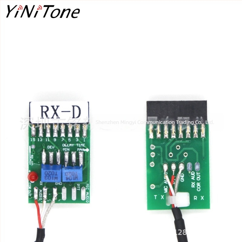 Yinitone egyirányú relé késleltető vonal Motorola GM300/GM3188-hoz – audio kiegészítő, zavarvédelmi funkcióval, 10–50 km hatótávolság, elem nélkül