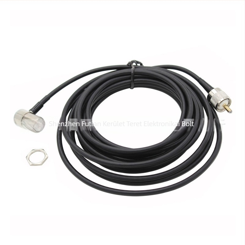 XFY NL770S autóantenna készlet RB400 klipekkel, UV funkcióval és 5 m feeder kábellel