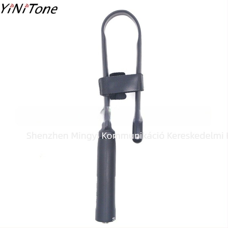 Antenna - hajtogatható SMA-Female, Baofeng UV-5R-kompatibilis, 10–50 km kommunikációs hatótáv, akkumulátor nélkül, zavarvédelmi funkció