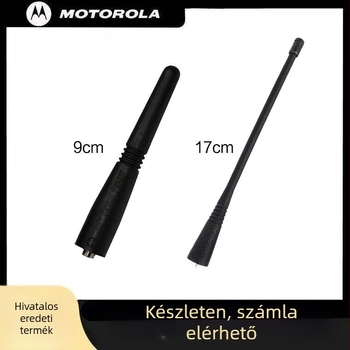 Motorola antenna XIR C1200/C2660/P3688/A8i/GP3188 – 1,5–3 km hatótáv, vízálló, akkumulátor nélkül