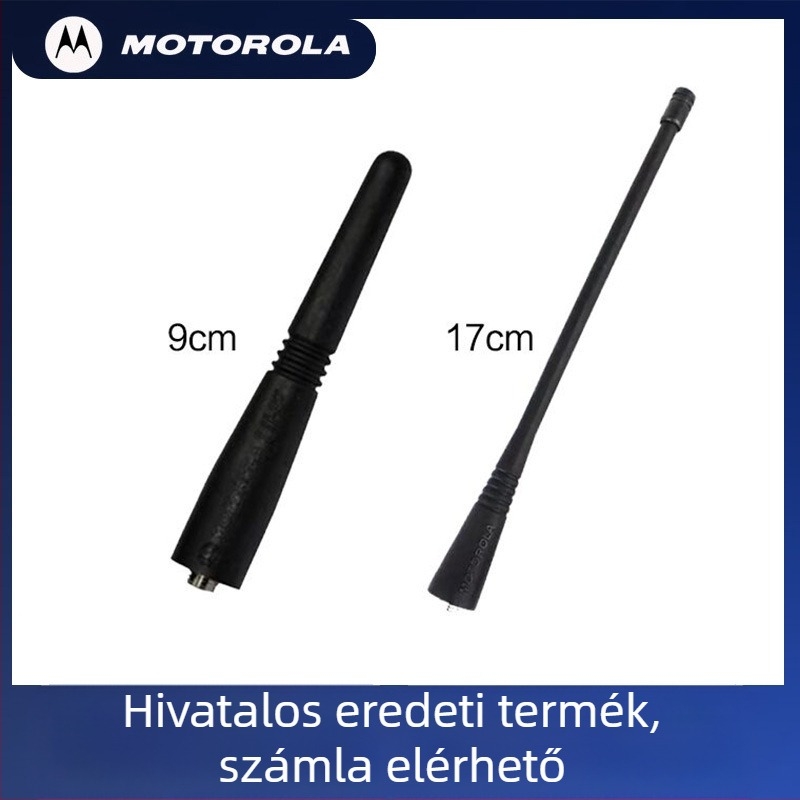 Motorola antenna XIR C1200/C2660/P3688/A8i/GP3188 – 1,5–3 km hatótáv, vízálló, akkumulátor nélkül