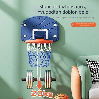 Antelope gyerekeknek szóló csendes kosárpalánk – falra szerelhető, állítható magasságú, beltéri és kültéri használatra