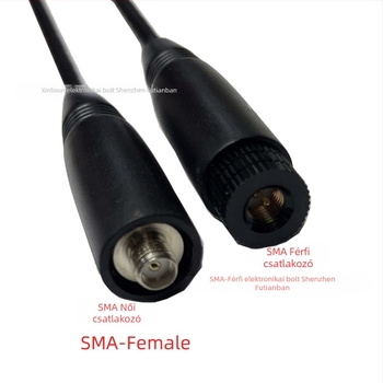 Judel kézibeszélőhöz tartozó antenna, 144/430 MHz, nyereség 2.15/3.0 dBi, impedancia 50 Ω, vízálló