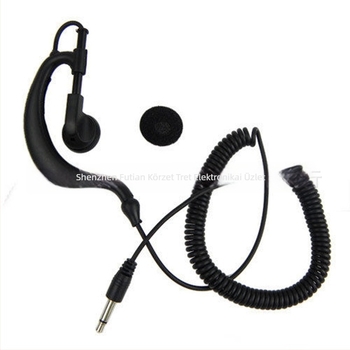 3,5 mm-es mono headset fülhorgos kialítás walkie-talkie-hez, anti-interferencia, hatótávolság 1,5–3 km, akkumulátor nélkül