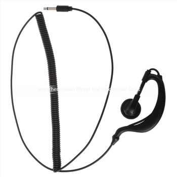 3,5 mm-es mono headset fülhorgos kialítás walkie-talkie-hez, anti-interferencia, hatótávolság 1,5–3 km, akkumulátor nélkül