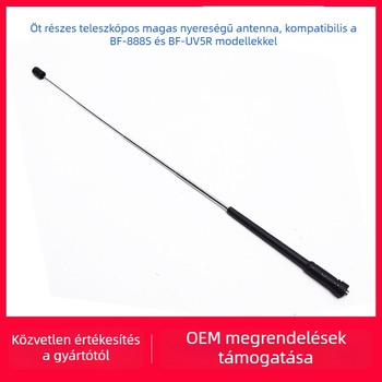 Baofeng teleszkópos antenna BF-888S-hez, 400-470 MHz