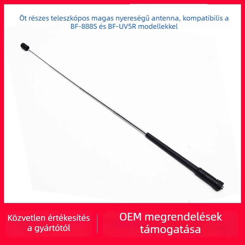 Baofeng teleszkópos antenna BF-888S-hez, 400-470 MHz