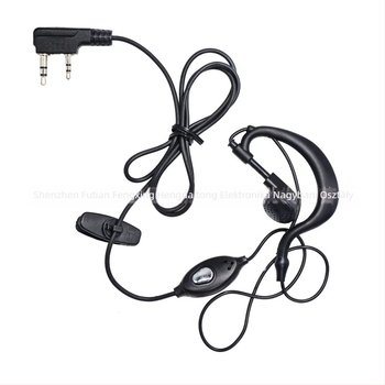 Baofeng rádió headset bőr vezetékkel, kompatibil BF-888S/BF-992, 5R, lítium akkumulátor, kábel hossza 120 cm, impedancia 8888 Ω, hatótáv akár 1,5 km