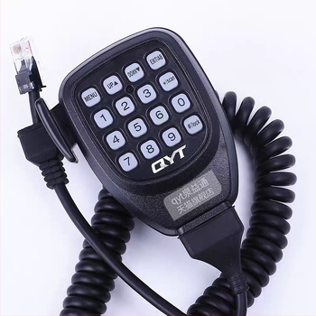 QYT Quanyitong KT-7900D autó rádió mikrofon, frekvenciasáv 136–174/400–480MHz, RF kimeneti teljesítmény 25W, 200 csatorna, hatótávolság 10–50 km
