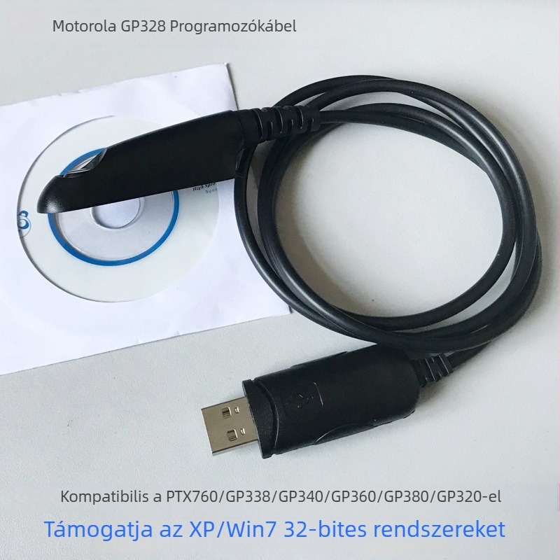 Baofeng GP328 Adatprogramozó kábel GP328/GP338/PTX760 Motorkerékpár Interkomhoz