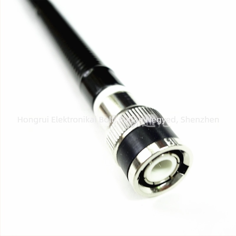 27 MHz BNC férfi antenna; modell BNC-27MHz; impedancia 50 Ω; hatótávolság 1,5–3 km; akkumulátor nélkül; anti-interferencia