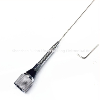 Autóantenna VHF 136–174 MHz, 50 Ω, 2,15 dB nyereség, porálló