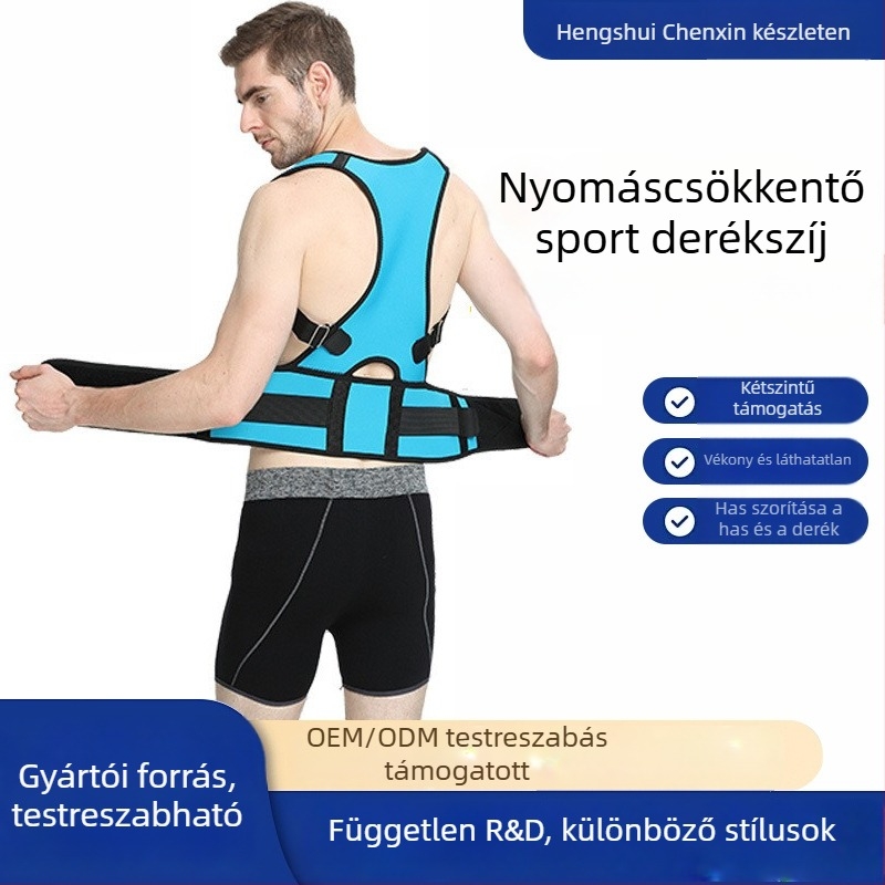 Mágneses testtartásöv hát számára • Neoprén anyag • Modell Magnet b002 • Hát • Alkalmas futáshoz és edzéshez • 1 hónap garancia