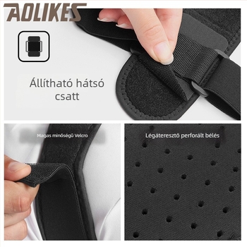 AOLIKES Testtartás-korrektor HB-3108, nylon, hátsó öv