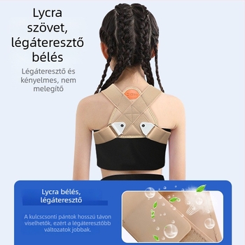 Gyermekek kulcscsonttörését fixáló öv, lélegző nyolcas alakú hátsó támasz, Banbanli 0513, 2023 őszén piacra kerül, rehabilitációs és funkcionális támogatás