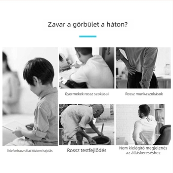 Testtartás-korrekciós öv - neoprén, modell YPS-01, hátsó támasz, Antos