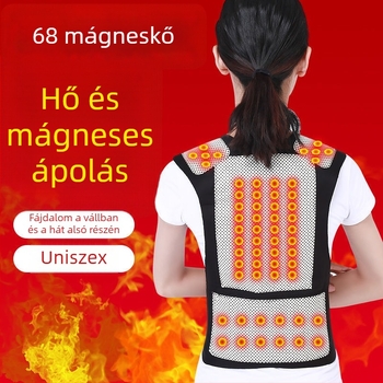 Önmelegedő váll-vest hátsó támaszával és 108 mágneses korrekciós pánttal