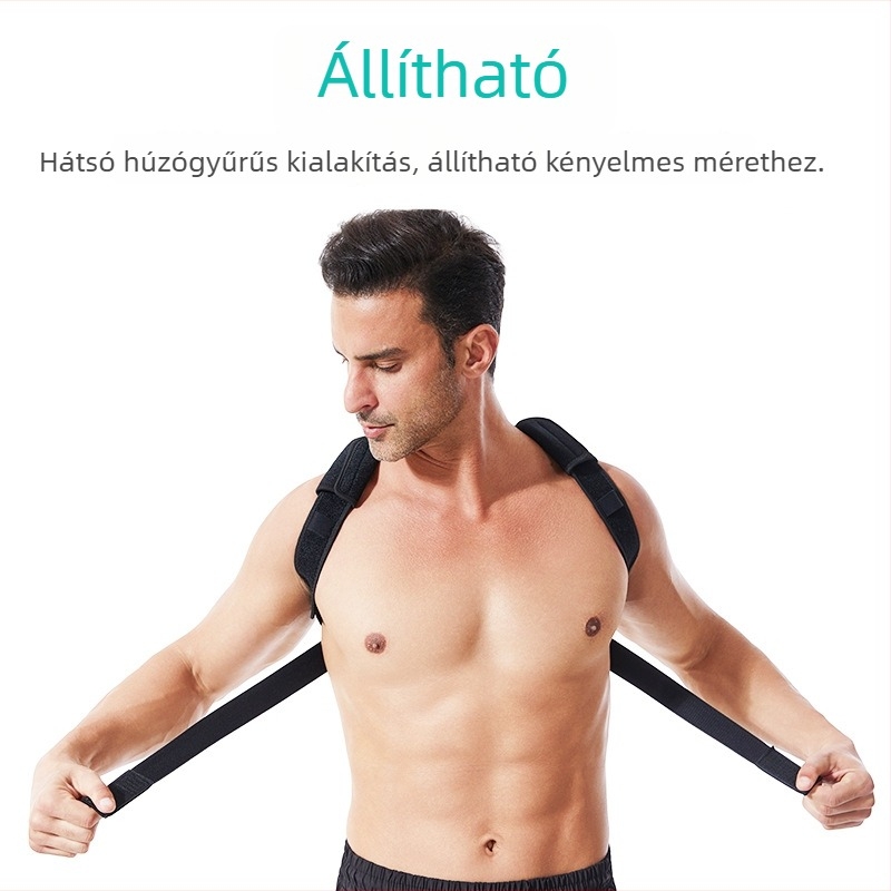 Testtartás-korrekor – lélegző OK Fabric anyag, állítható, felnőtteknek, szabadban
