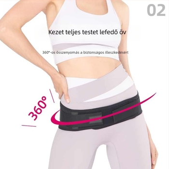 Medence összenyomó öv, lélegző, rugalmas nőknek, felnőtteknek; anyag: neoprén, halaszalag; doboz 100 darab; alkalmas futáshoz, egészségügyi masszázshoz, fitneszhez