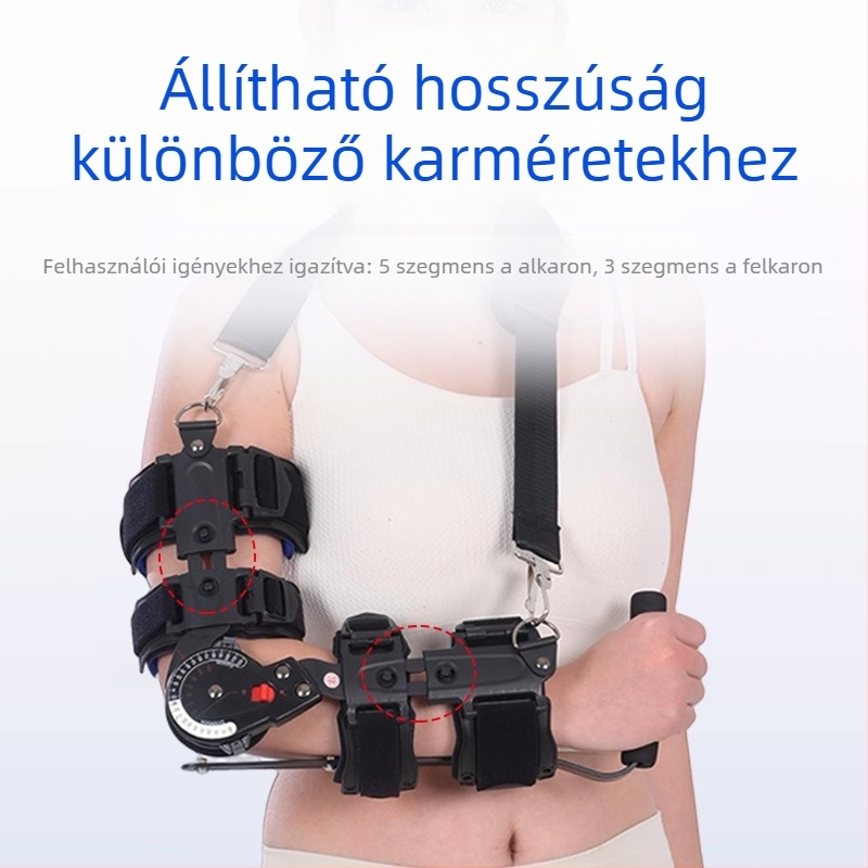 Könyökízületi fixortézis, állítható felső végtagi támasz, alkari védő (Minta Zd-6347742; Anyag: Poliészter; Alkalmazható rész: Könyök; Kategória: Könyök sín; Testreszabás: Igen)