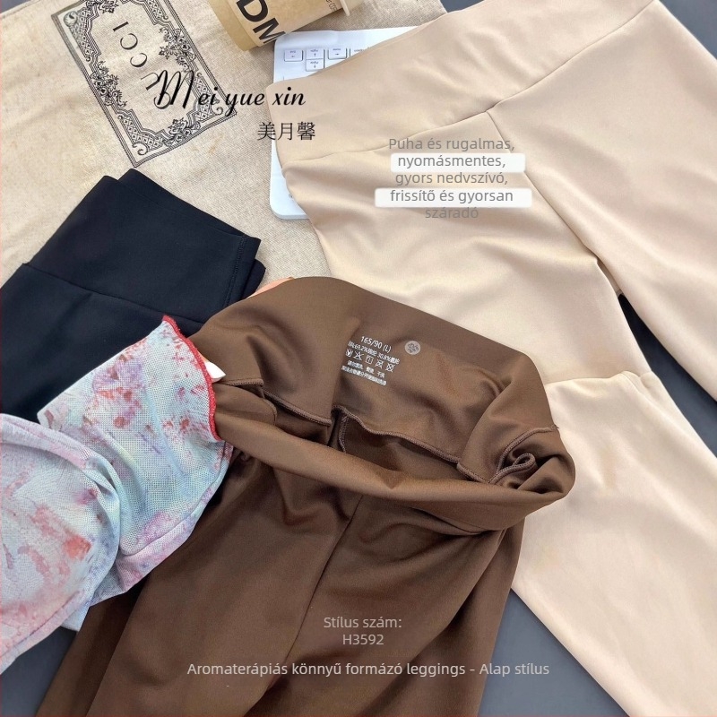 Meiyuexin 3592 leggings: nylon anyag, légáteresztő, testet formáló, rugalmas, vékony