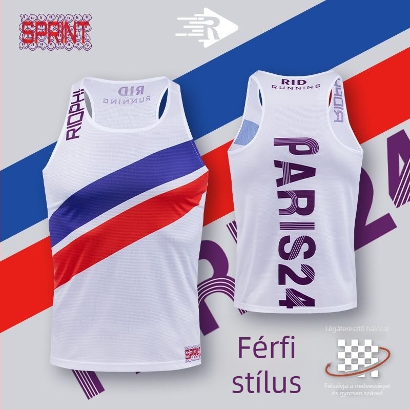 Uniszex felnőtt sportmellény, lélegző poliészter