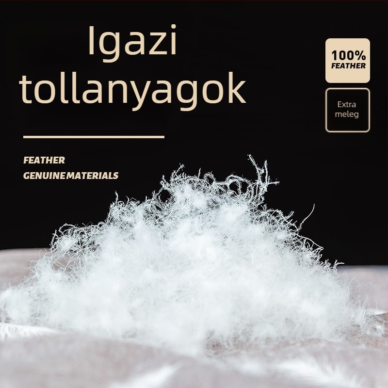 Férfi pamut ujjatlan alapréteg, fleece-béléssel, tollal töltve, testhez álló szabás