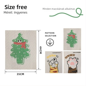 Falra szerelhető macska karmoló deszka — vastagodott, karcolás- és kopásálló, akril