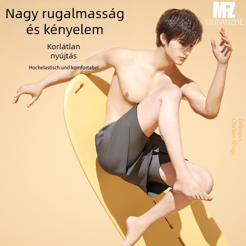 Férfiaknak lélegző, lazán szabott, gyorsan száradó úszónadrág, boxer stílusú, strandhoz és uszodához