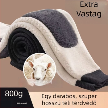 Férfi téli termo nadrág fleece béléssel, vastag anyag, magas derekú, védő a derekán és a térdeknél, plusz méret, karcsú alapréteg