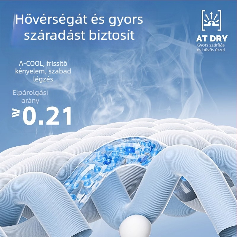 Ice Silk rövidnadrág fiataloknak — mikro-elasztikus, 100% poliészter, egyenes szabás