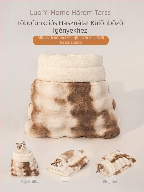 Téli macskafészek – félig zárt fekvőhely