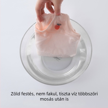 Modal anyagú lányoknak készült melltartó-vest, pamut béléssel, lágy acélgyűrűvel, lélegző és kényelmes, 9–13 éveseknek