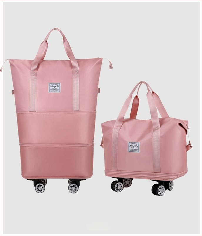 Növelhető utazó hátizsák száraz–nedves szétválasztással, 56-75L kapacitás, Oxford szövet külső, poliészter bélés, uniszex