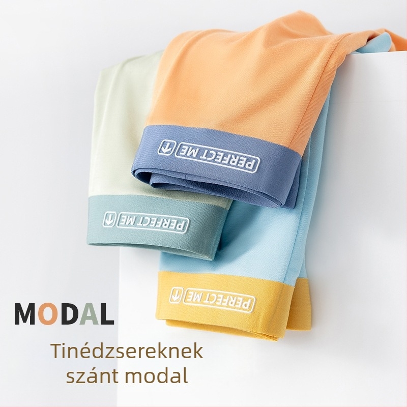 Fiúknak készült Modal boxeralsó, 91% regenerált cellulózszál, 8 éves vagy idősebb gyermekeknek, 2025 tavasz