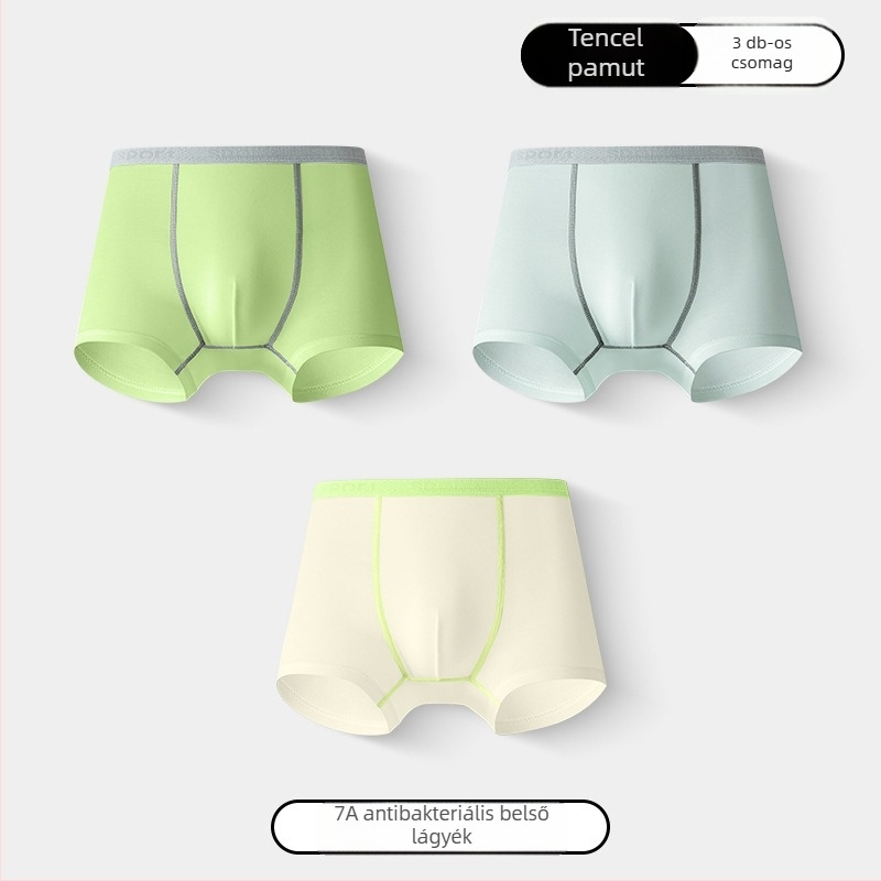 Fiúknak való Lyocell alsónadrág, középmagas derék, 3–8 éveseknek, Lyocell 66.1%