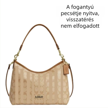 Táska városi egyszerű stílusban, PVC anyag, dumpling-formájú, cipzáras nyitás, dupla vállpánt