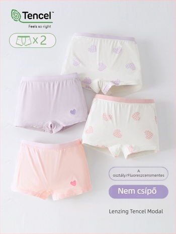Modal gyerekeknek készült lány boxer alsó, osztály A, könnyű nyári modell