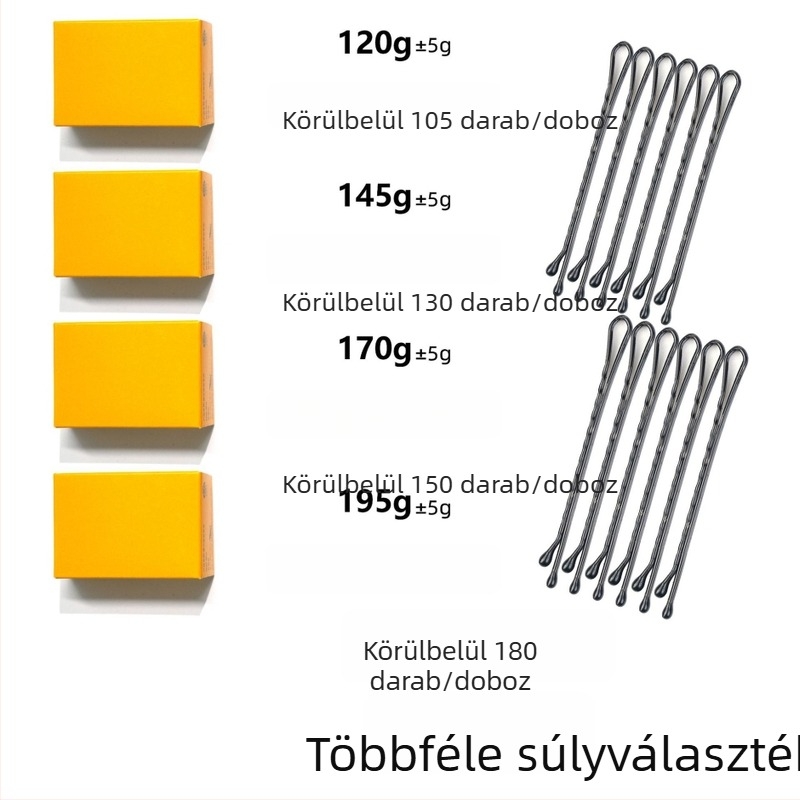 Hullám mintázatú hajcsipesz lakkozott felülettel, kis fekete hajcsipesz, elválasztó klipsz frizurákhoz és frufruhoz